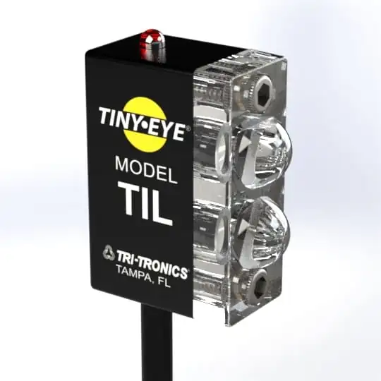 Sensor fotoeléctrico TINY-EYE con lentes intercambiables