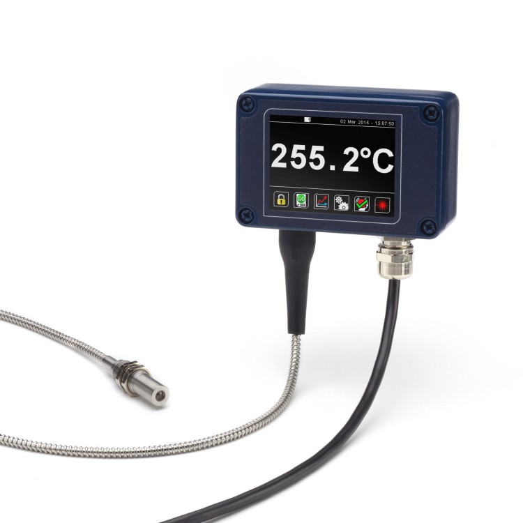 Sensor de temperatura por infrarrojos configurable por PC
