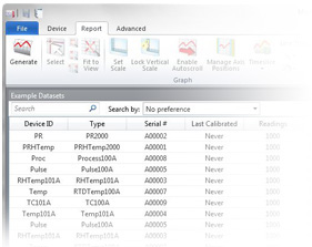 Autodetección de registradores de datos