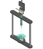 Soporte de prueba de jeringas