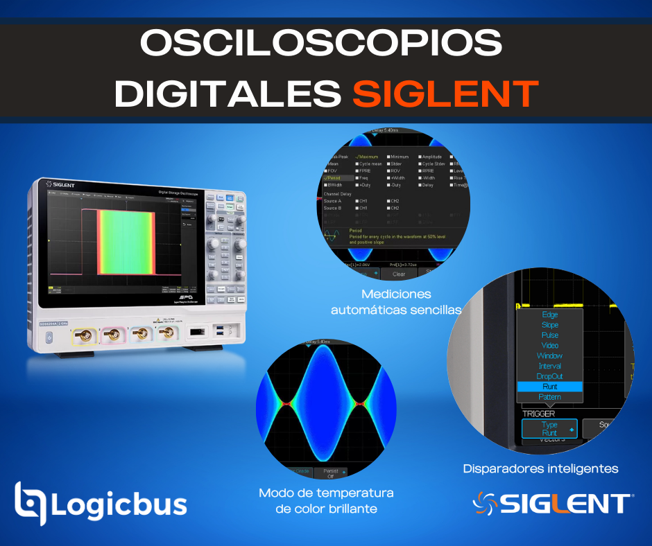 Osciloscopios Digitales Siglent