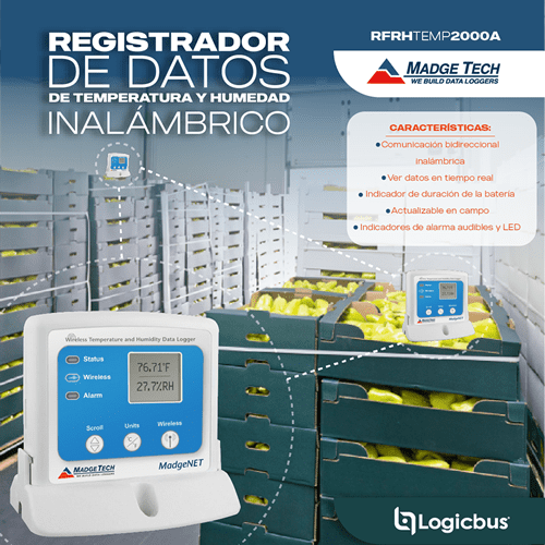 Registrador de datos de temperatura y Humedad