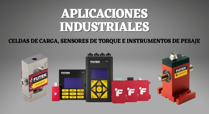 Aplicaciones industriales Celdas de carga, sensores de torque e instrumentos de pesaje