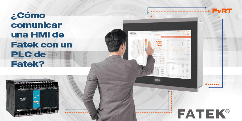 Como comunicar un HMI de Fatek con un PLC de Fatek