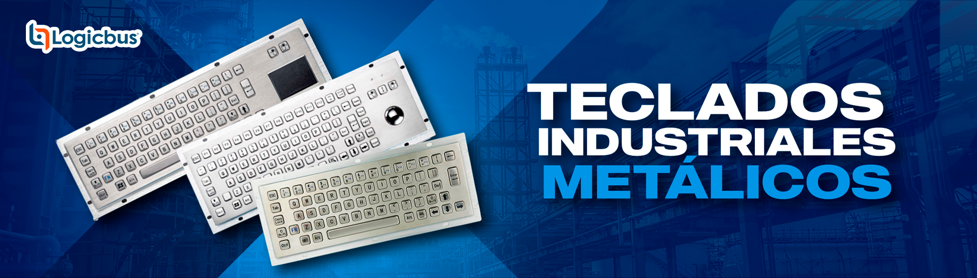 Teclados Industriales Metálicos