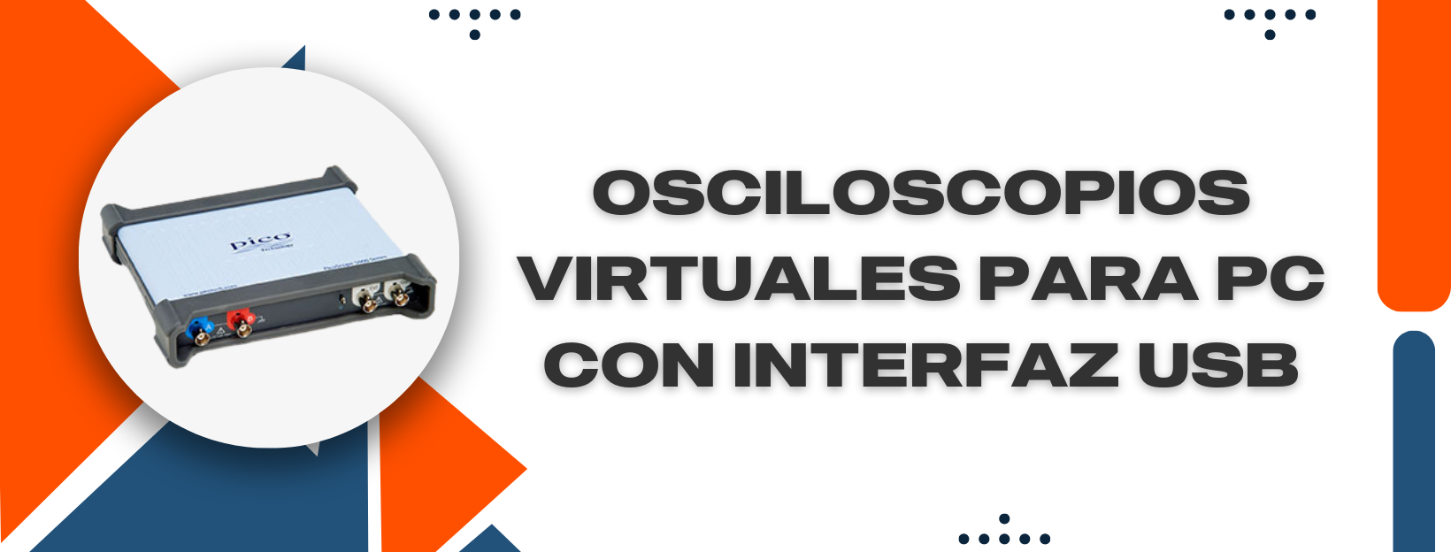 Osciloscopios virtuales para pc con interfaz USB