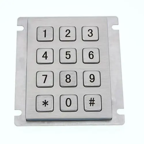 Teclados numéricos