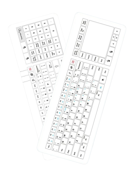 Teclados Industriales de cristal