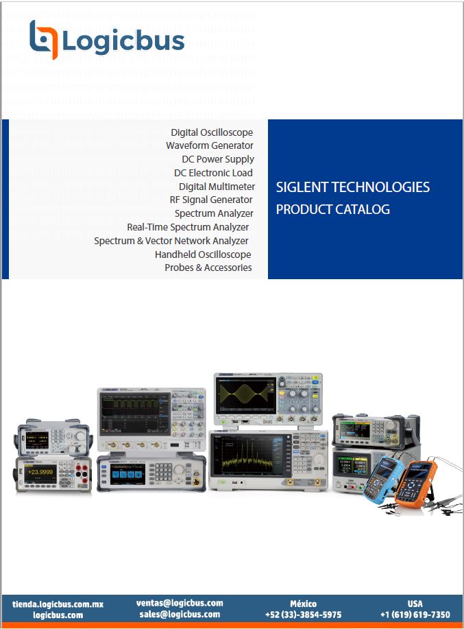 Ver Catálogo de Siglent
          Catálogo de Osciloscopios